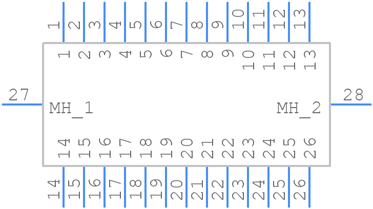 E222Y26E60 - Nicomatic - PCB symbol