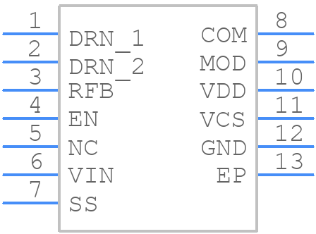 RVSW013-FJ-CT - RECOM Power - PCB symbol