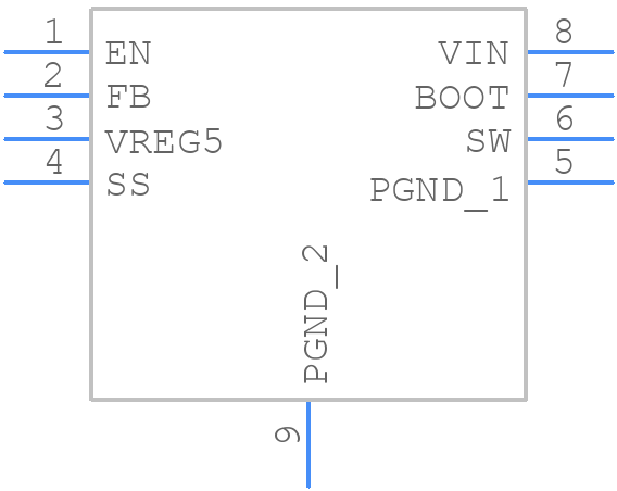 RT7240GSP - RICHTEK - PCB symbol