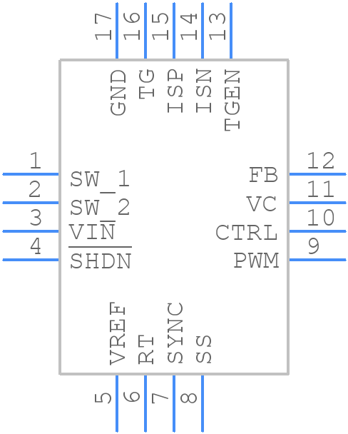 LT3518EUF#PBF - Analog Devices - PCB symbol