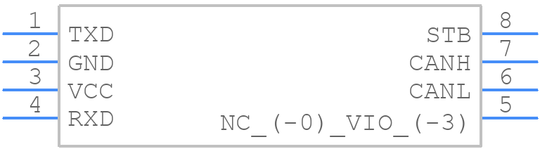 NCV7344AD13R2G - onsemi - PCB symbol