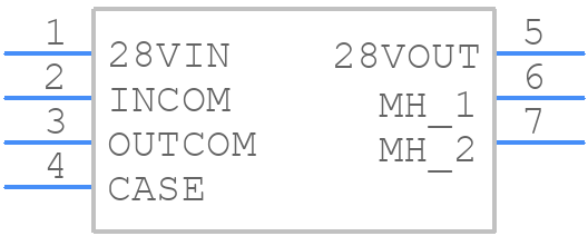 VPTF10-28 - VPT Inc - PCB symbol