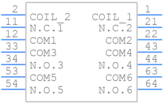 G7SA-4A2BDC24 - OMRON Electronics - PCB symbol