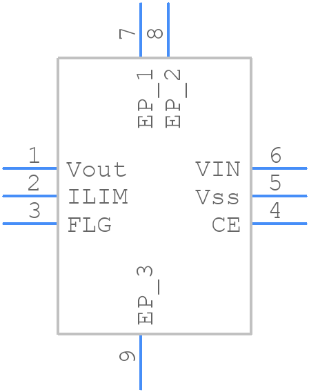 XC8109BF10ER-G - Torex - PCB symbol