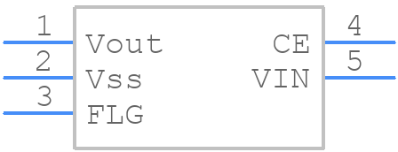 XC8107BF10MR-G - Torex - PCB symbol