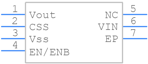 XC8116B0016R-G - Torex - PCB symbol
