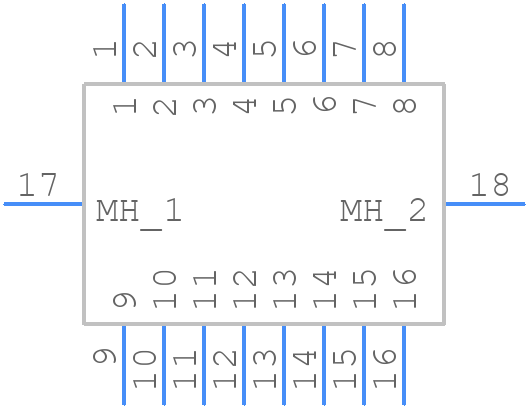 222Y16M46H - Nicomatic - PCB symbol