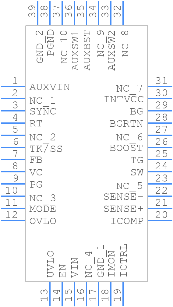 LT3840IUFE#TRPBF - Analog Devices - PCB symbol