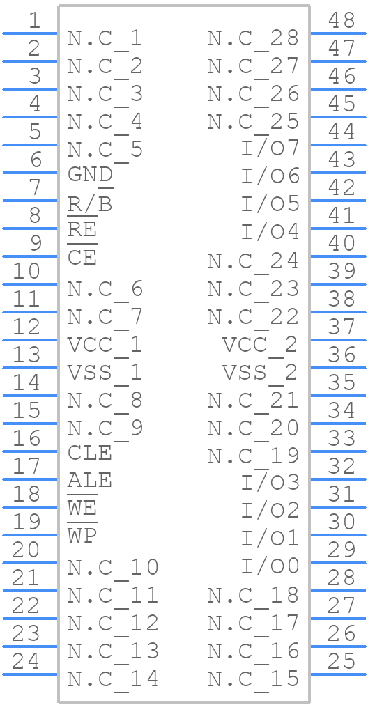 K9F2808U0C-PCB0 - SAMSUNG - PCB symbol
