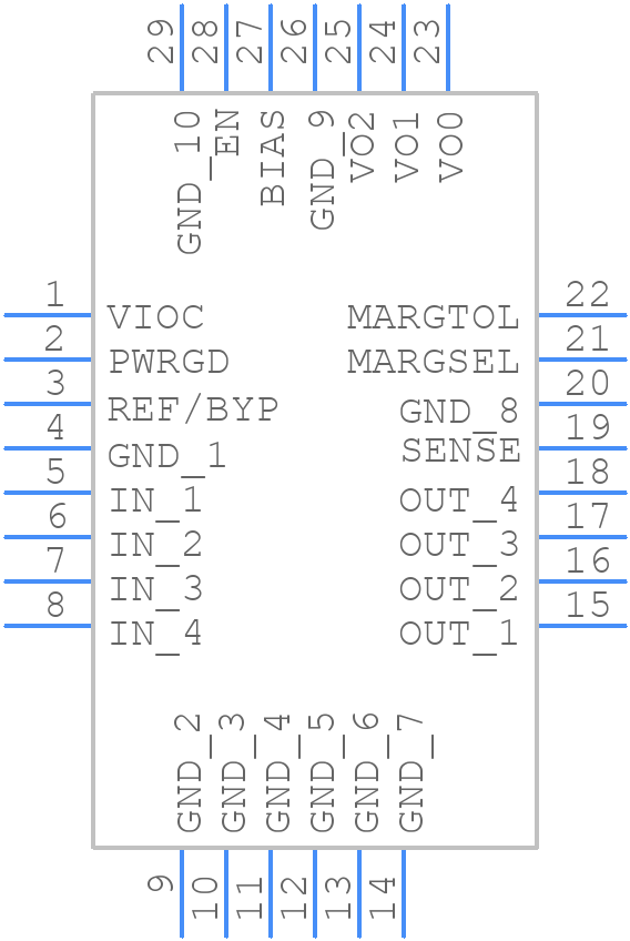 LT3070IUFD#TRPBF - Analog Devices - PCB symbol