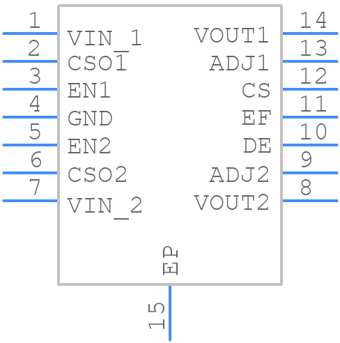 NCV47821PAAJR2G - onsemi - PCB symbol