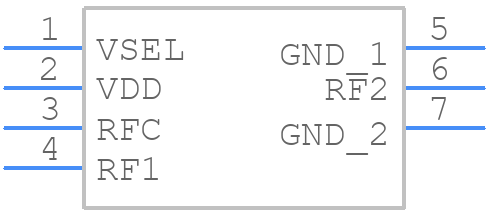 GRF6018 - Guerrilla RF - PCB symbol