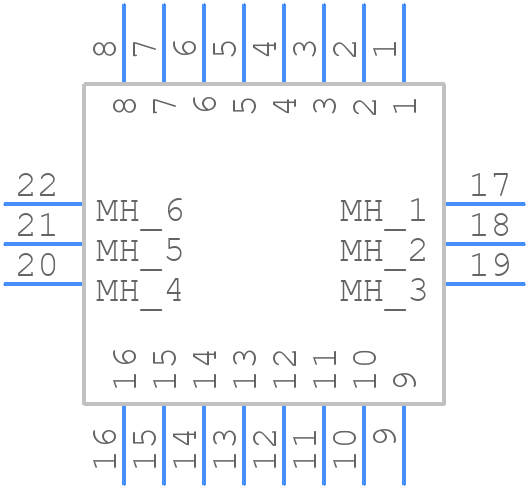 GT25-16DP-2.2V(56) - Hirose - PCB symbol