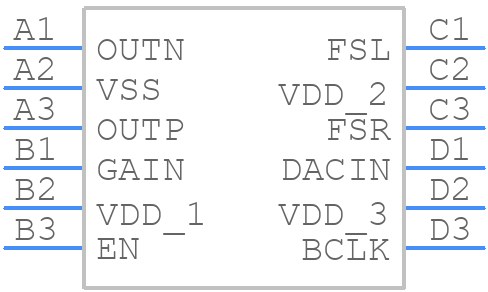 NAU8315B31VG - Nuvoton - PCB symbol