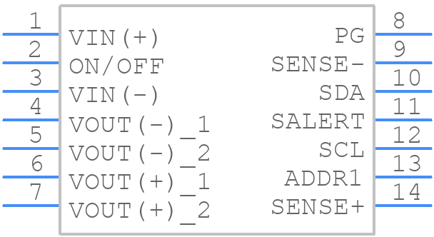 QODN136A0B641-PHZ - OmniOn Power - PCB symbol