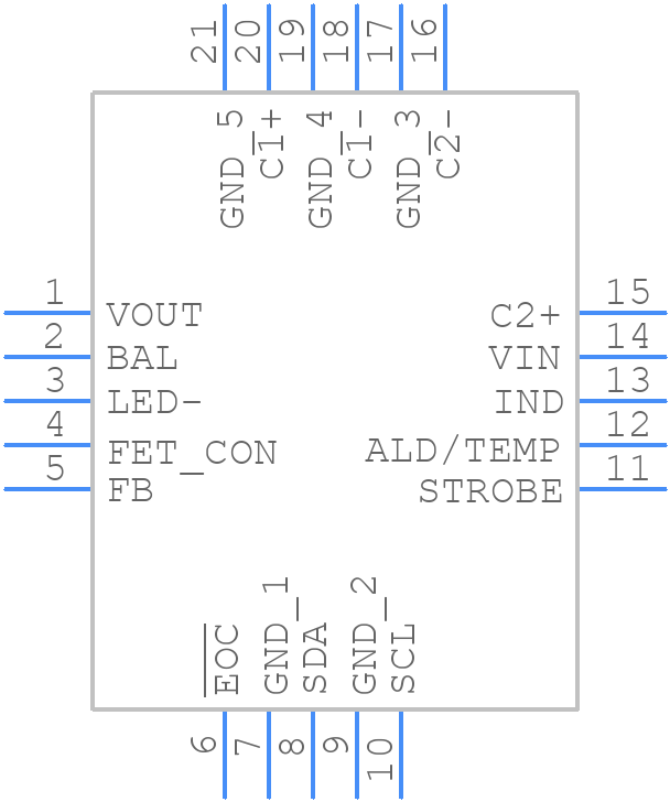 LM3550SPX/NOPB - Texas Instruments - PCB symbol