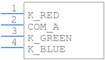 XL-3806RGBC-4L - XINGLIGHT - PCB symbol