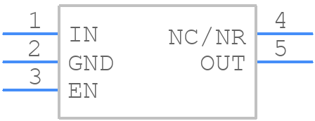 TPS73033DBVRM3 - Texas Instruments - PCB symbol