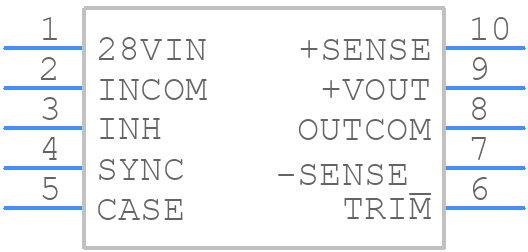 VXR30-2805S - VPT Inc - PCB symbol