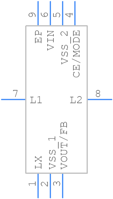 XCL206B283AR-G - Torex - PCB symbol