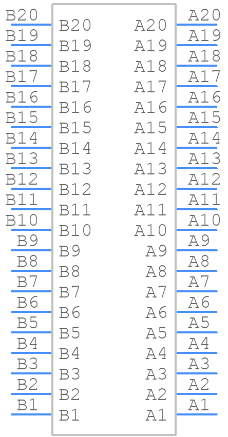 0741640340 - Molex - PCB symbol