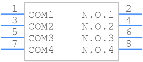KAC04LAGT - E-Switch - PCB symbol