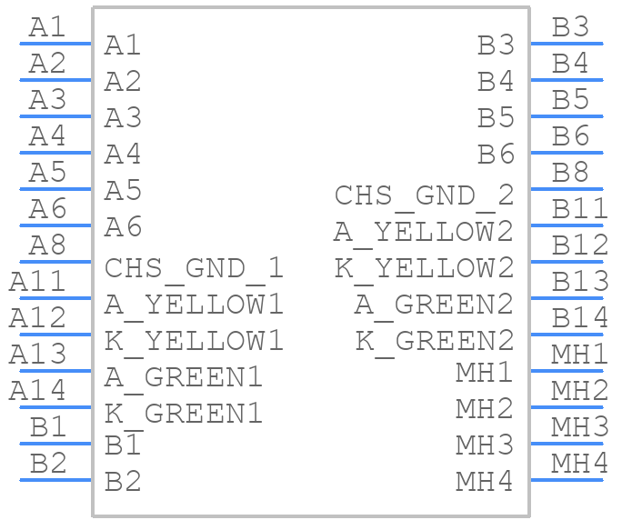HR916103H - Hanrun Electronics - PCB symbol