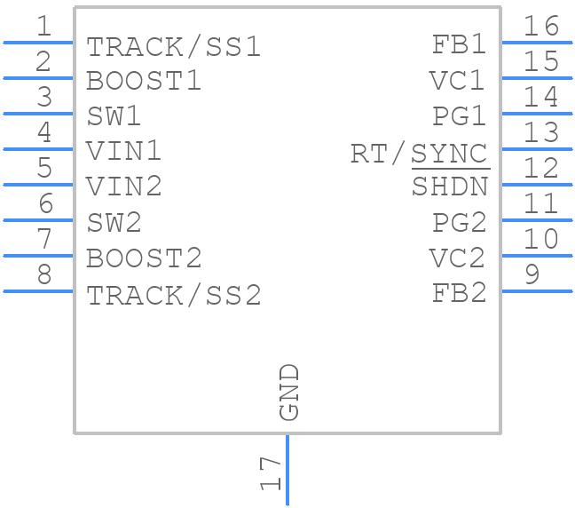 LT3508HFE#WPBF - Analog Devices - PCB symbol