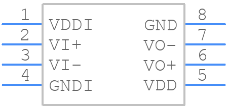 SI82B40ACE-IS4 - Skyworks - PCB symbol