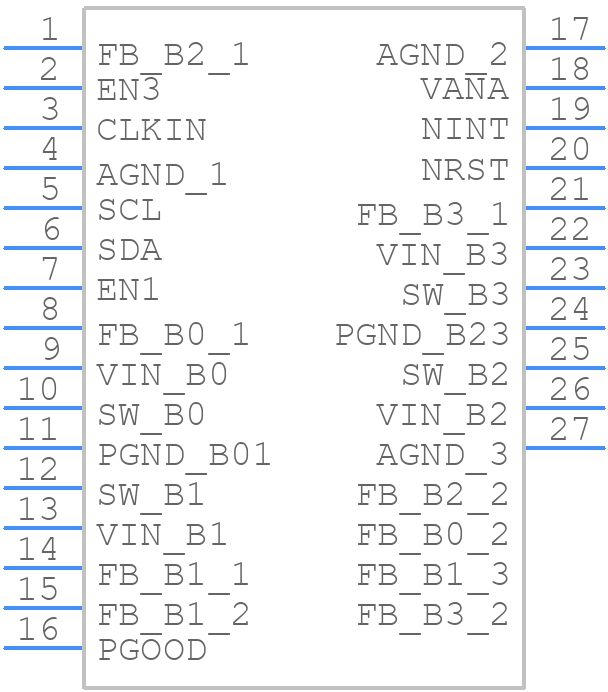 LP87565VRNFRQ1 - Texas Instruments - PCB symbol