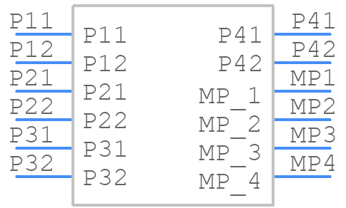 15620042701333 - HARTING - PCB symbol