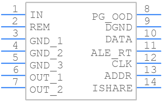 ADPM12160CMLZDHA - Analog Devices - PCB symbol