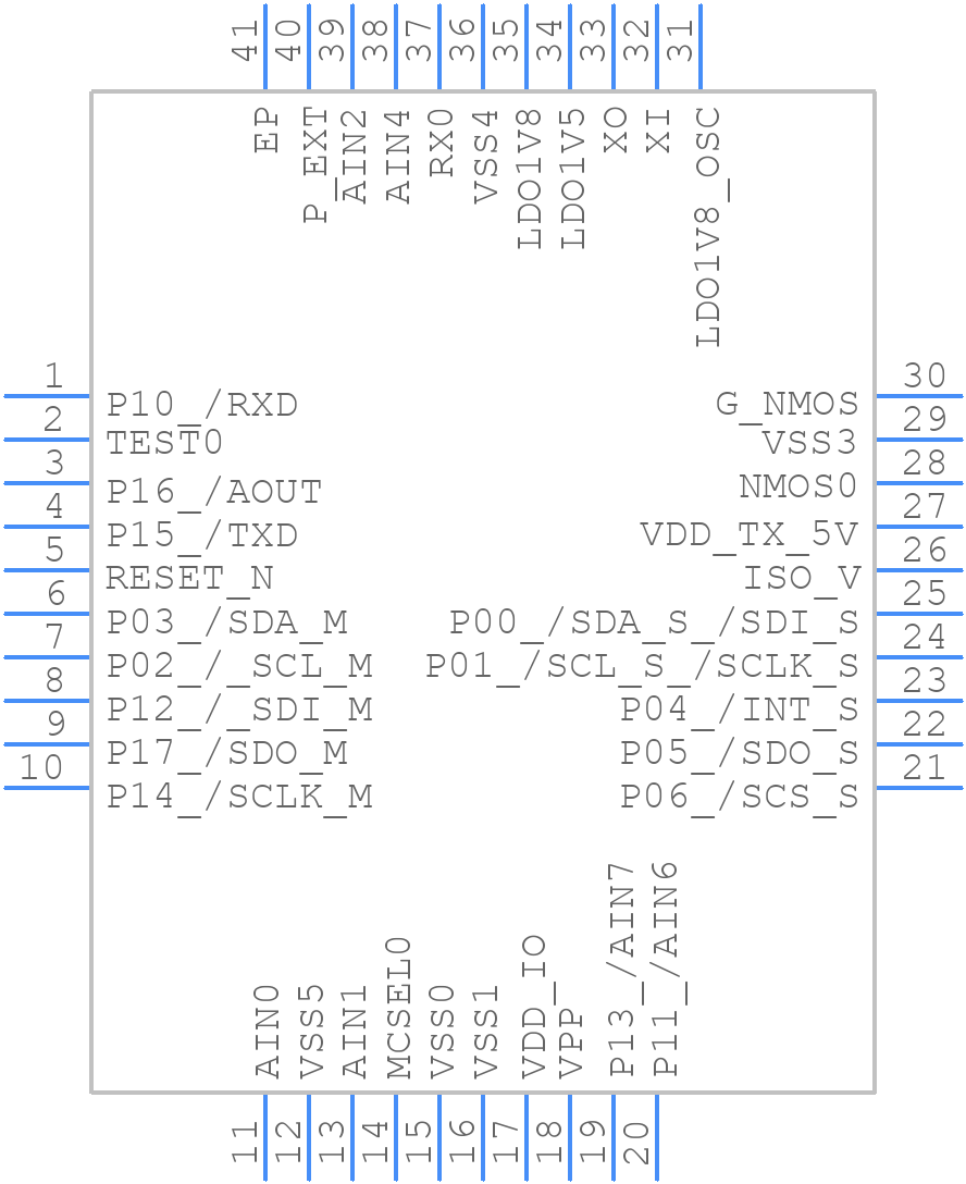 ML7671 - ROHM Semiconductor - PCB symbol