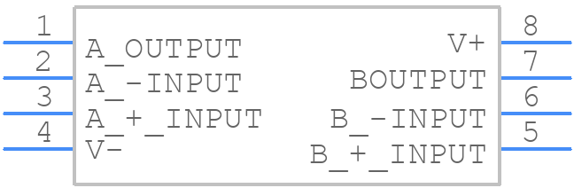 NJM2903CV - Nisshinbo - PCB symbol