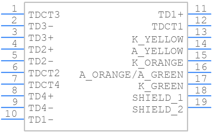 TMJK7003A98NL - Taoglas - PCB symbol