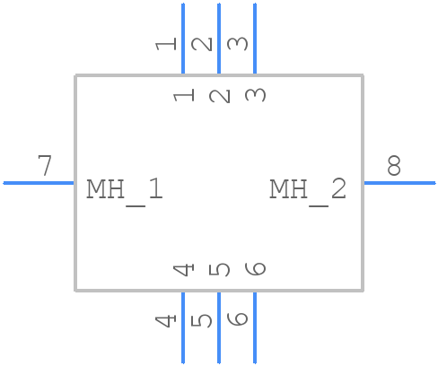 222Y06M46H - Nicomatic - PCB symbol