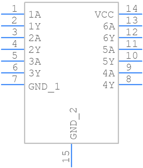 SN74AC16PWRQ1 - Texas Instruments - PCB symbol