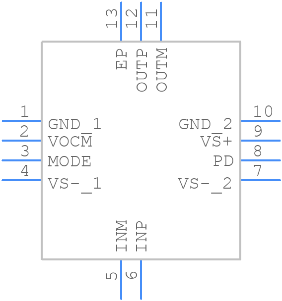TRF1305C1RPVR - Texas Instruments - PCB symbol