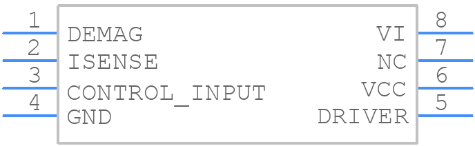 MC44608P75 - onsemi - PCB symbol