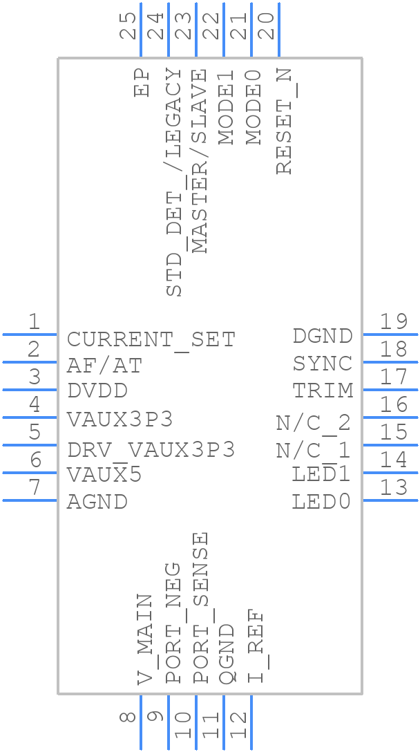 PD69101ILQ-TR - Microsemi Corporation - PCB symbol