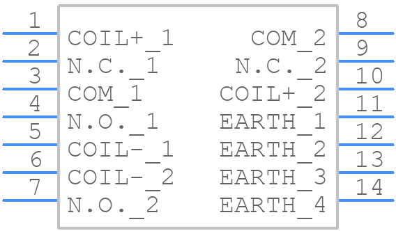 ARA220A05 - Panasonic - PCB symbol