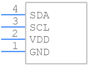 REA009616BWPP3N0Y000 - RAYSTAR - PCB symbol