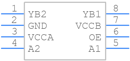 NXU0102DCH - Nexperia - PCB symbol