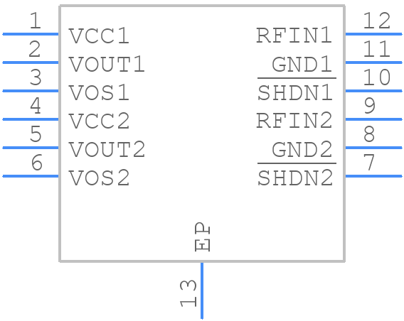 LTC5533EDE#PBF - Analog Devices - PCB symbol