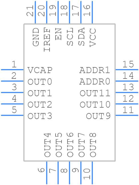 PLP5012RUKR - Texas Instruments - PCB symbol