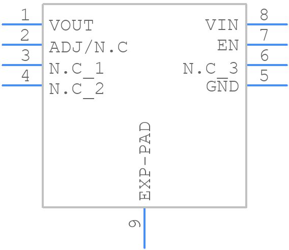 BD950N5WEFJ-CE2 - ROHM Semiconductor - PCB symbol