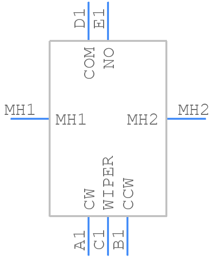 EC11E18244A5 - ALPS Electric - PCB symbol
