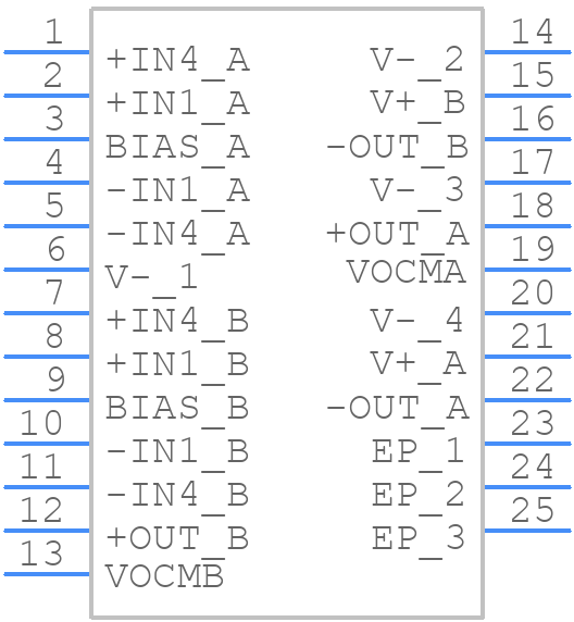 LTC6605CDJC-10#PBF - Analog Devices - PCB symbol