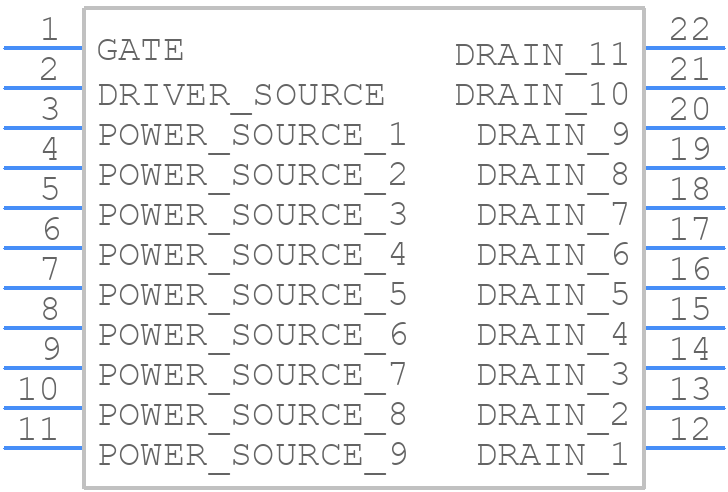 C4MS009120QT-TR - Wolfspeed - PCB symbol