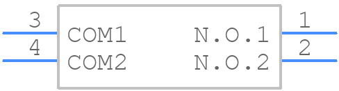 RC2122CWR - CIT Relay & Switch - PCB symbol